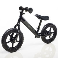 Boot'R 12" Aluminium Balance Kids Bike Black